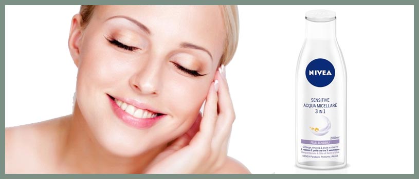 Acqua Micellare Nivea Sensitive, detersione profonda ed idratazione