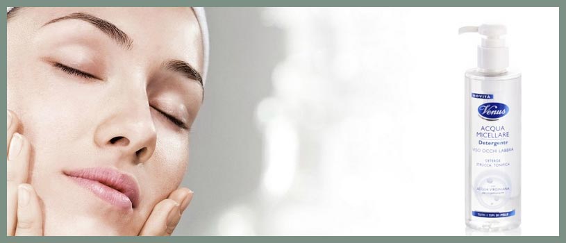 Acqua Micellare Venus: uno struccante che rende la pelle tonica